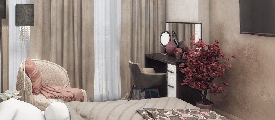 Дизайн итерьера спальни